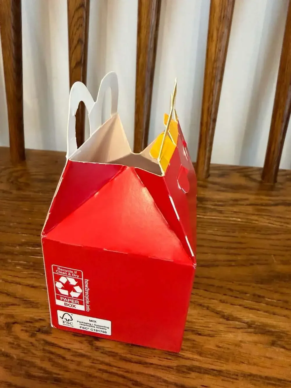 McDonald's Happy Meal Box with Lil' McDonald's Toy